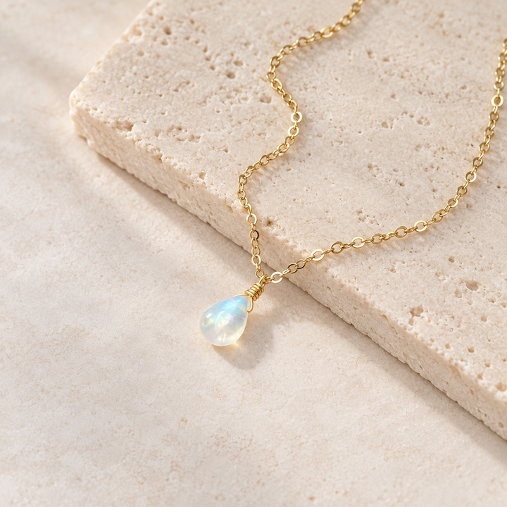 Collana con pietra di luna Aurora