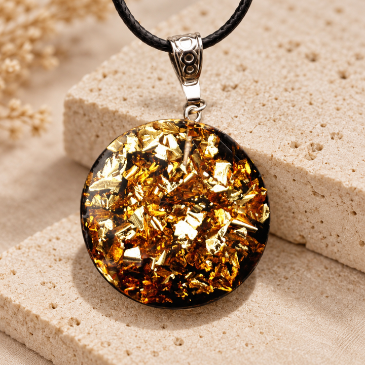 Collana di ossidiana protettiva Orgon