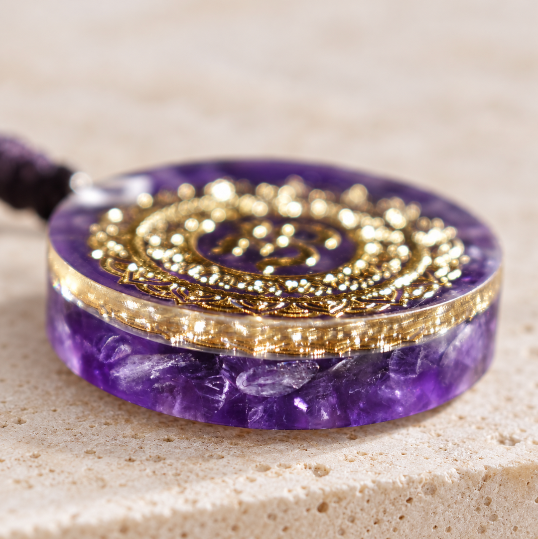 Collana Orgon Amethyst OM