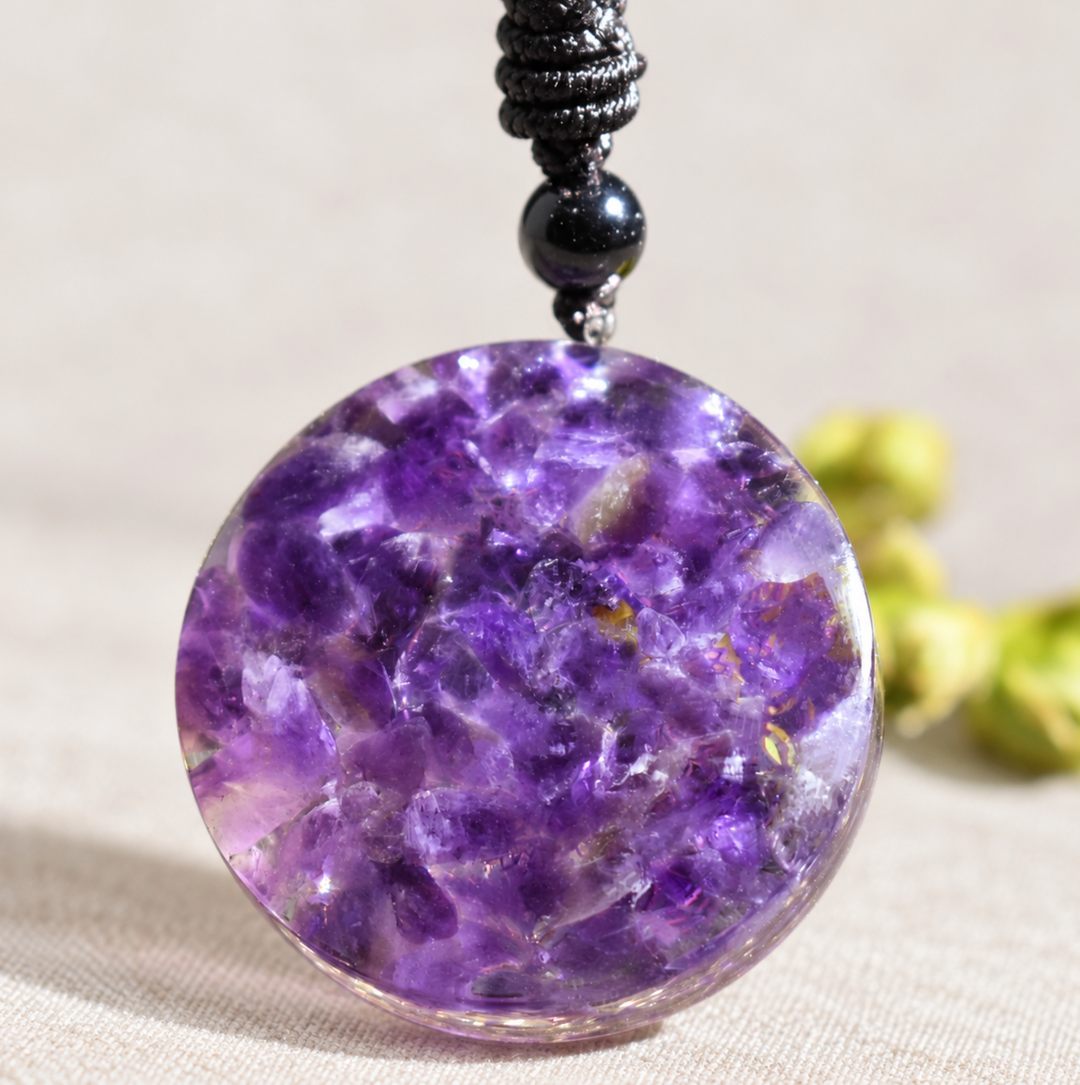 Collana Orgon Amethyst OM