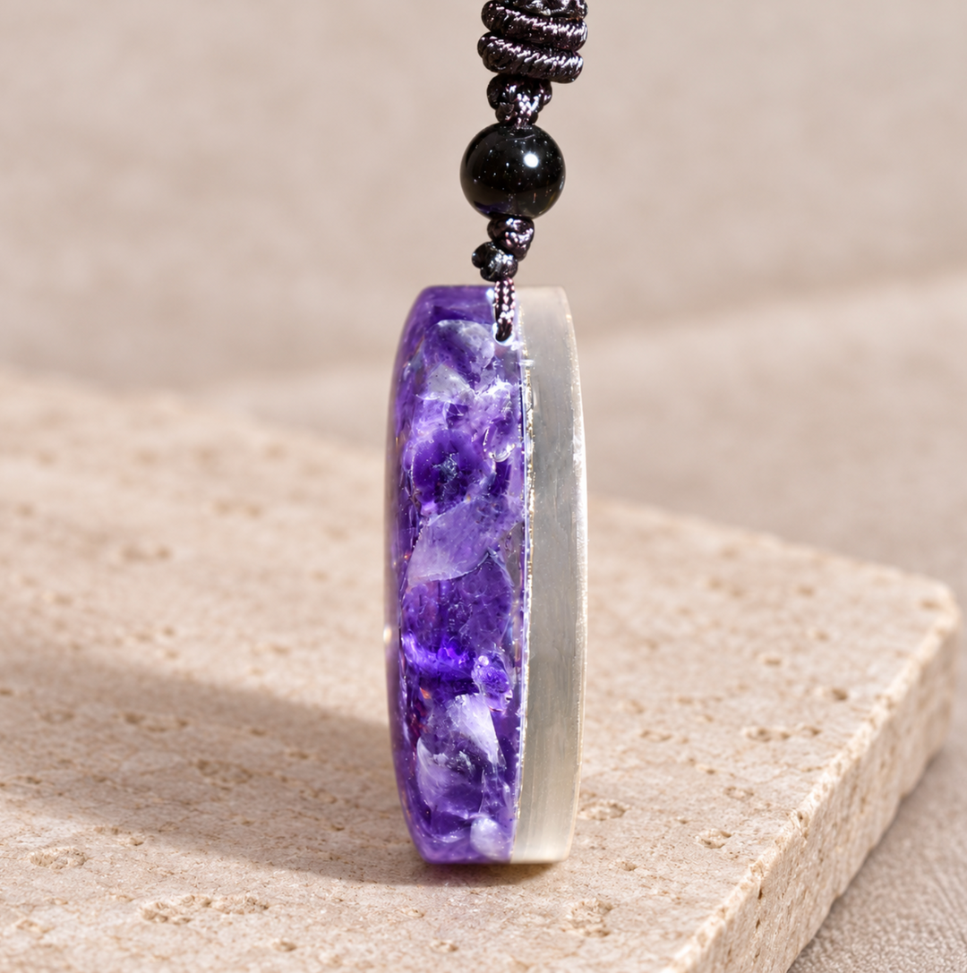 Collana Orgon Amethyst OM