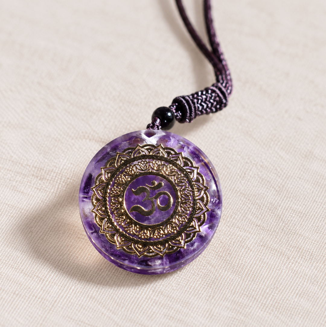 Collana Orgon Amethyst OM