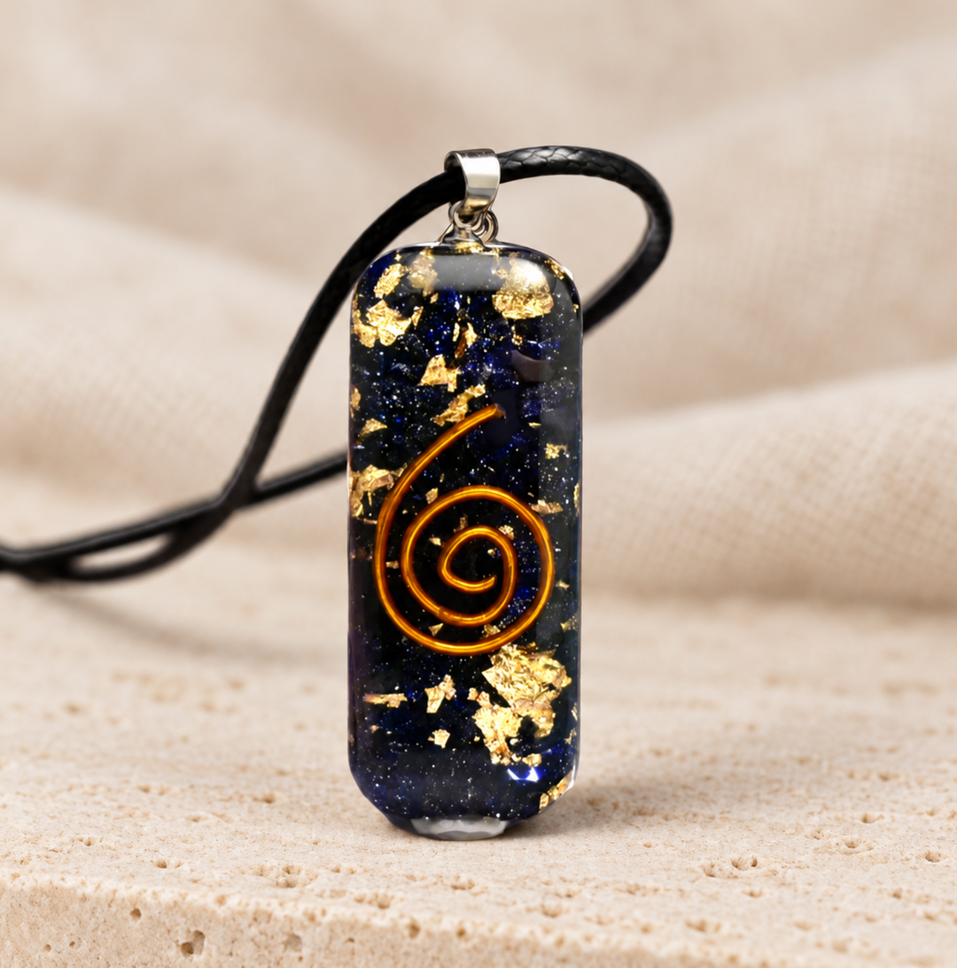 Collana di tormalina orgonica