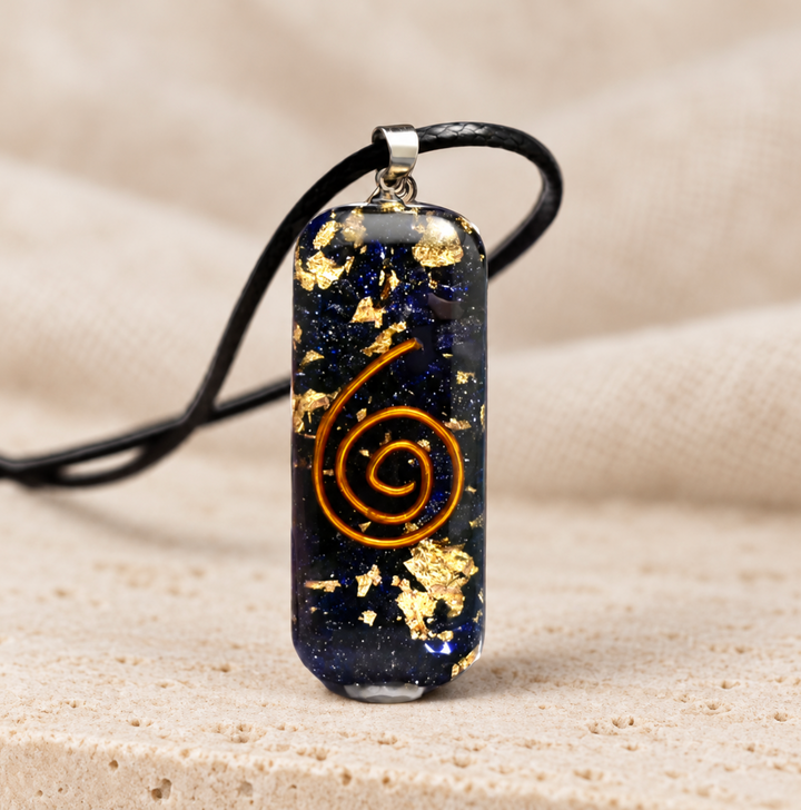 Collana di tormalina orgonica