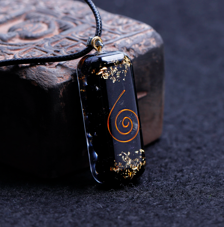 Collana di tormalina orgonica