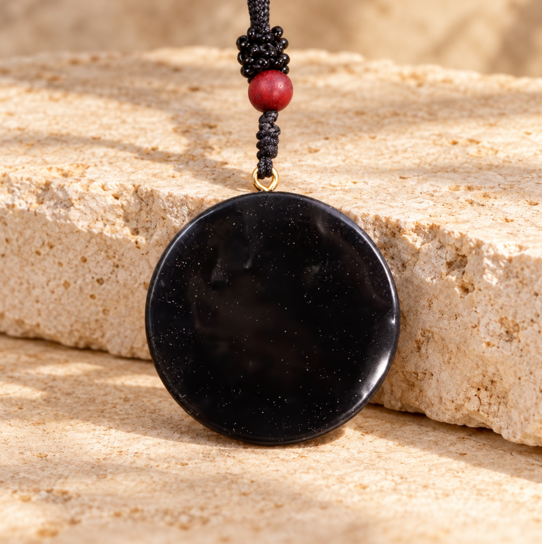 Collana Occhio di Orgone con Corallo Rosso