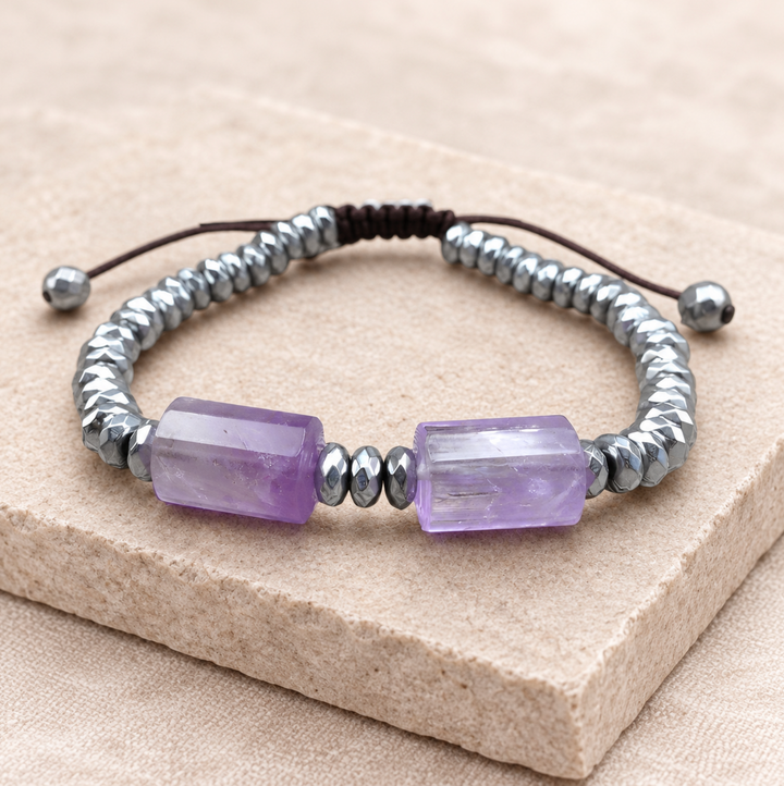 Tormalina minerale nera - bracciale