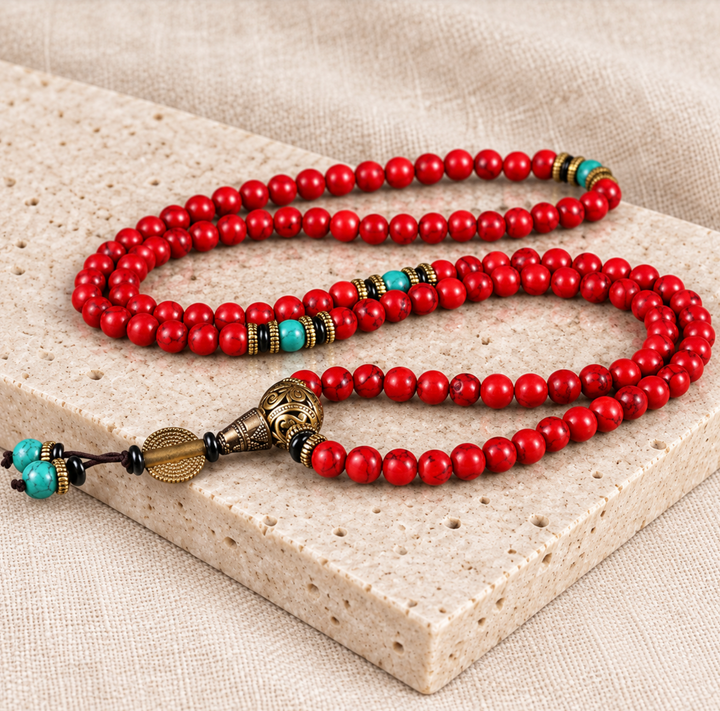 Collana di turchese tibetano