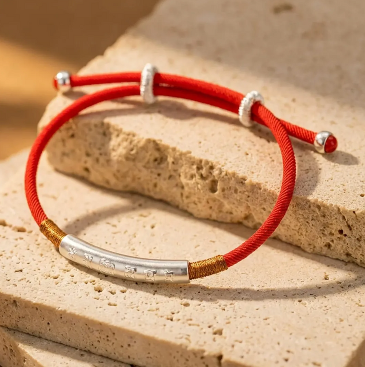 Braccialetto con mantra tibetano