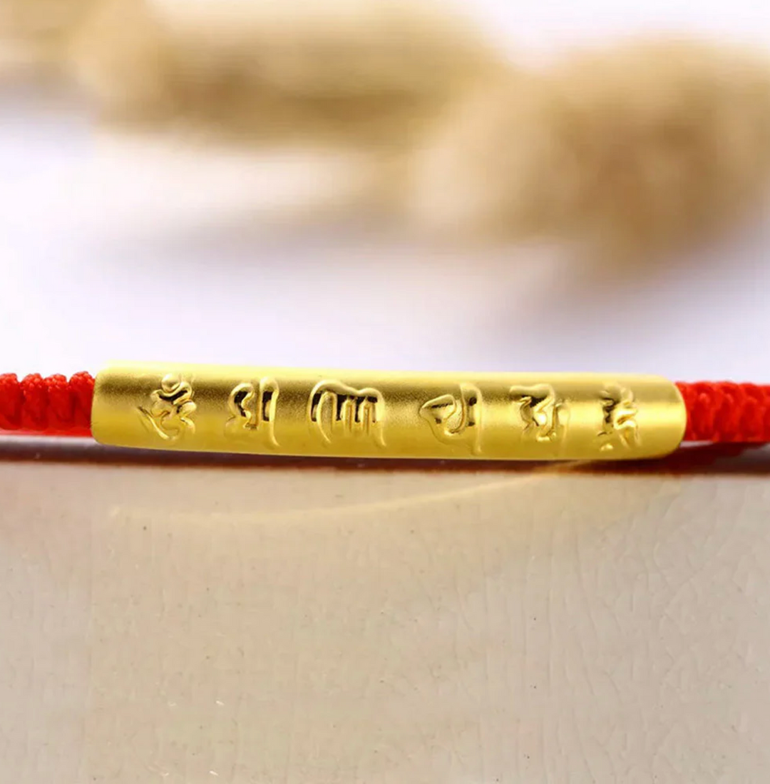 Braccialetto con mantra tibetano