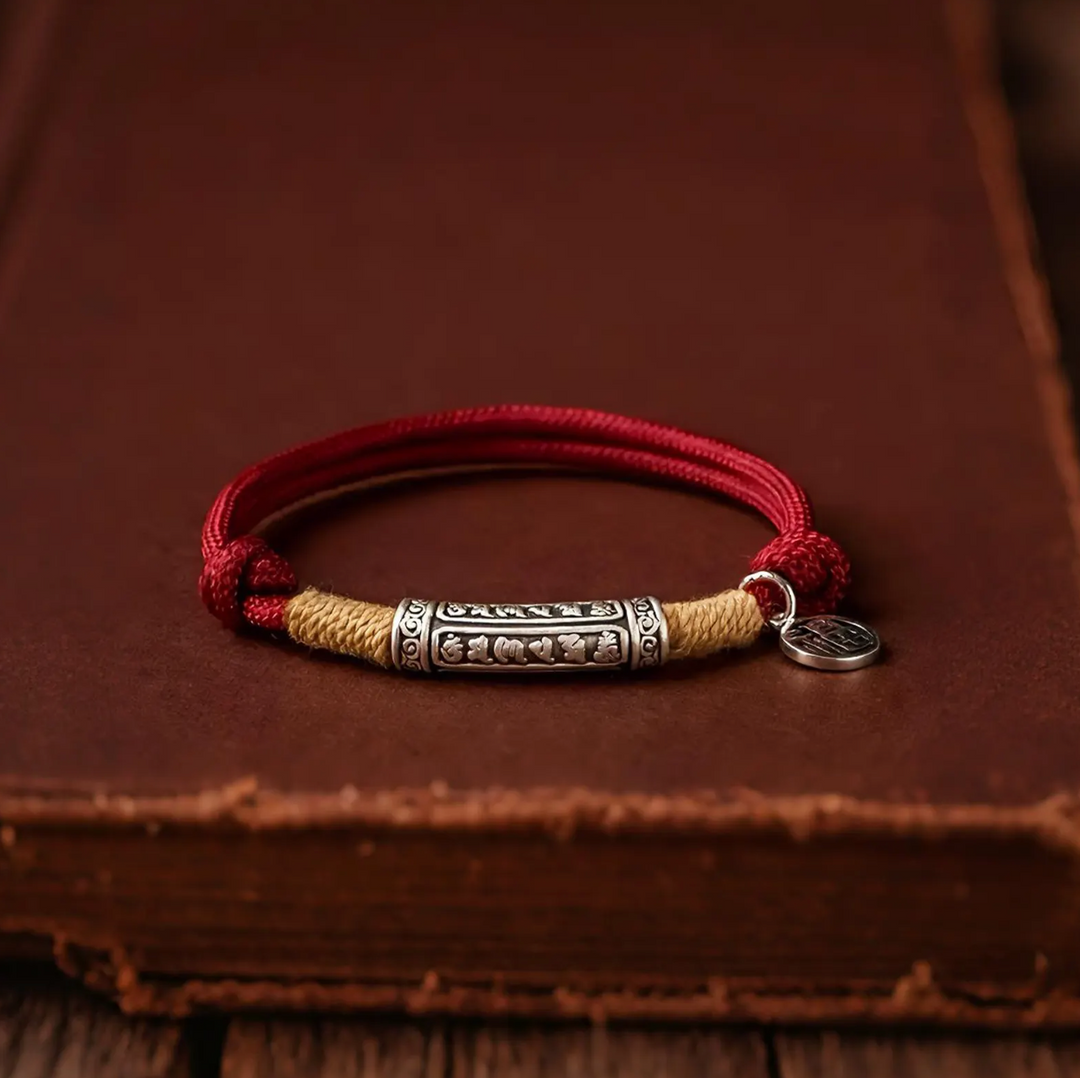 Braccialetto con mantra tibetano