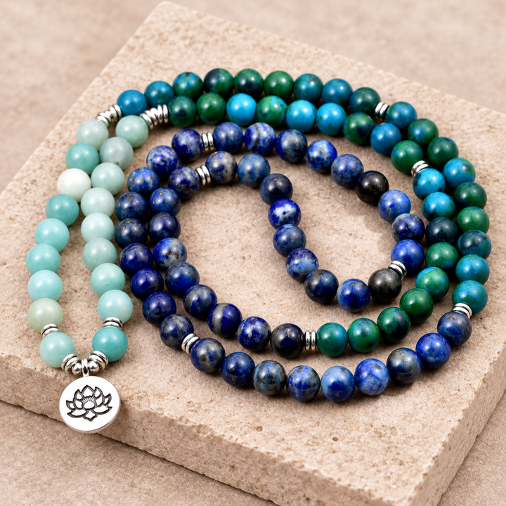 Collana Mala con Lapislazzuli