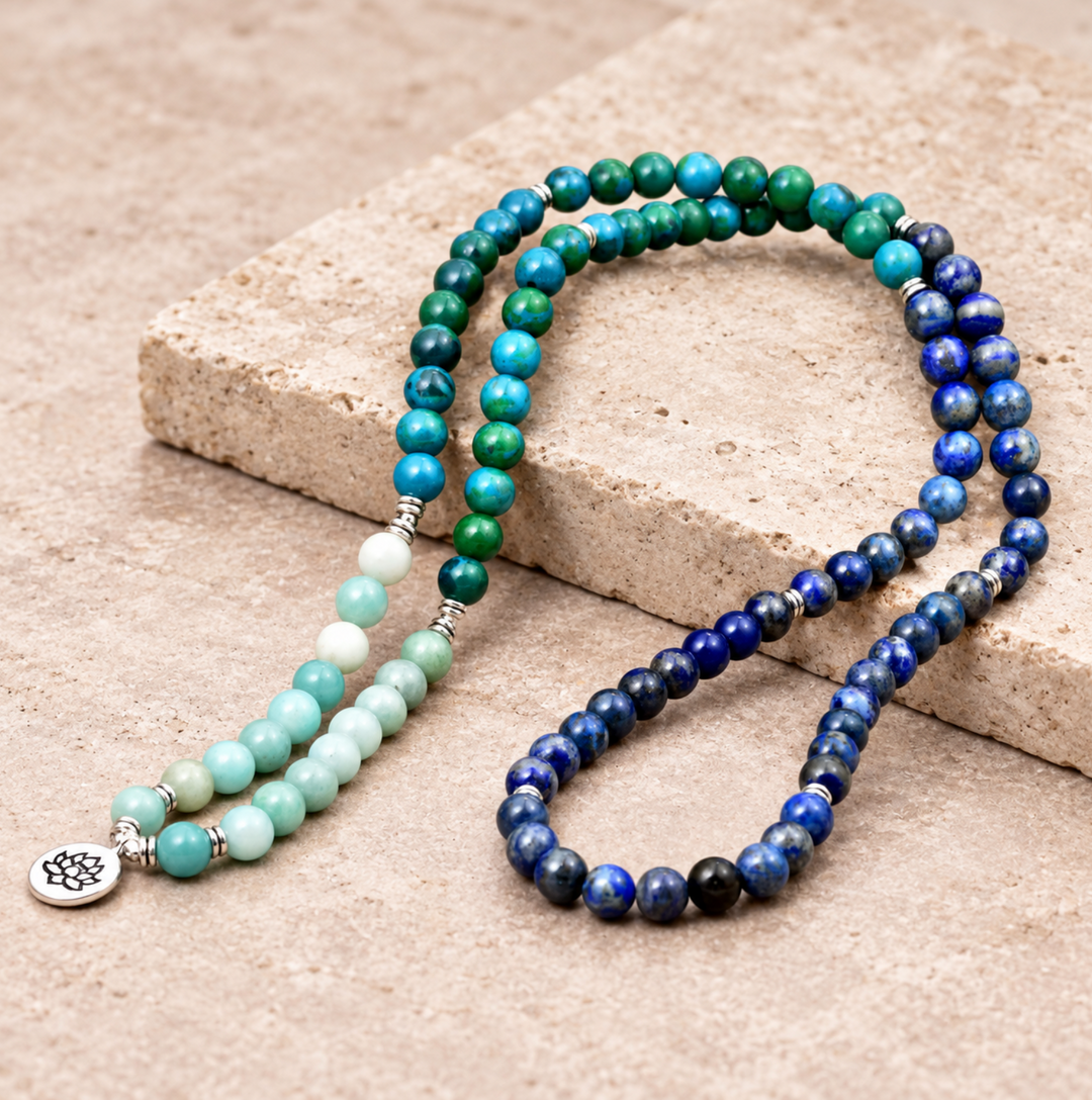 Collana Mala con Lapislazzuli