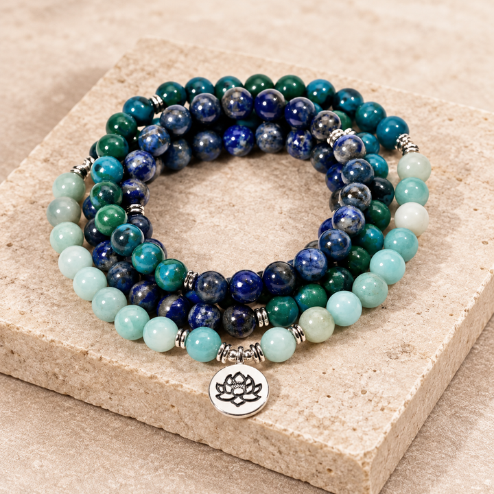 Collana Mala con Lapislazzuli