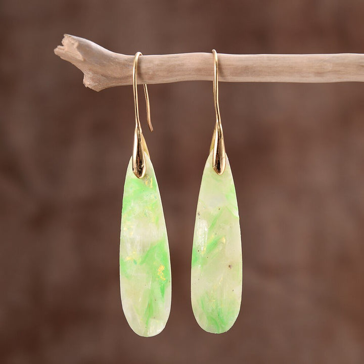 Sakura Jaspis - Ohrringe - LAMIVA.de - Yoga Schmuck - Spiritualität