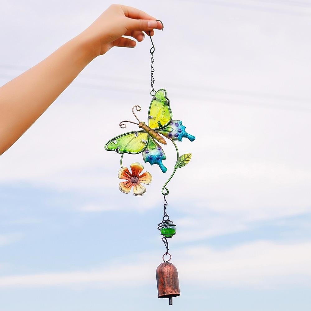 Schmetterling/Blume Windspiel - Dekoration - LAMIVA.de - Yoga Schmuck - Spiritualität