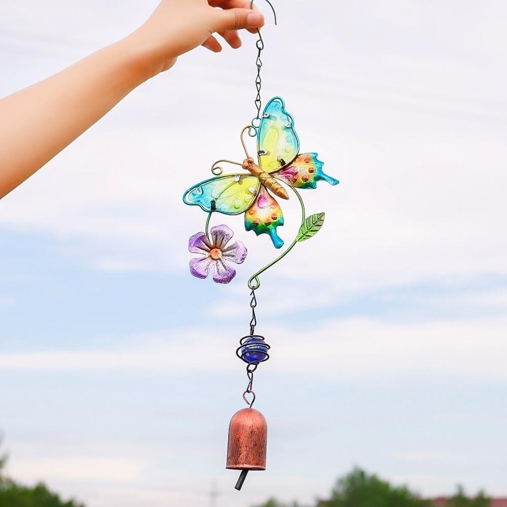 Schmetterling/Blume Windspiel - Dekoration - LAMIVA.de - Yoga Schmuck - Spiritualität