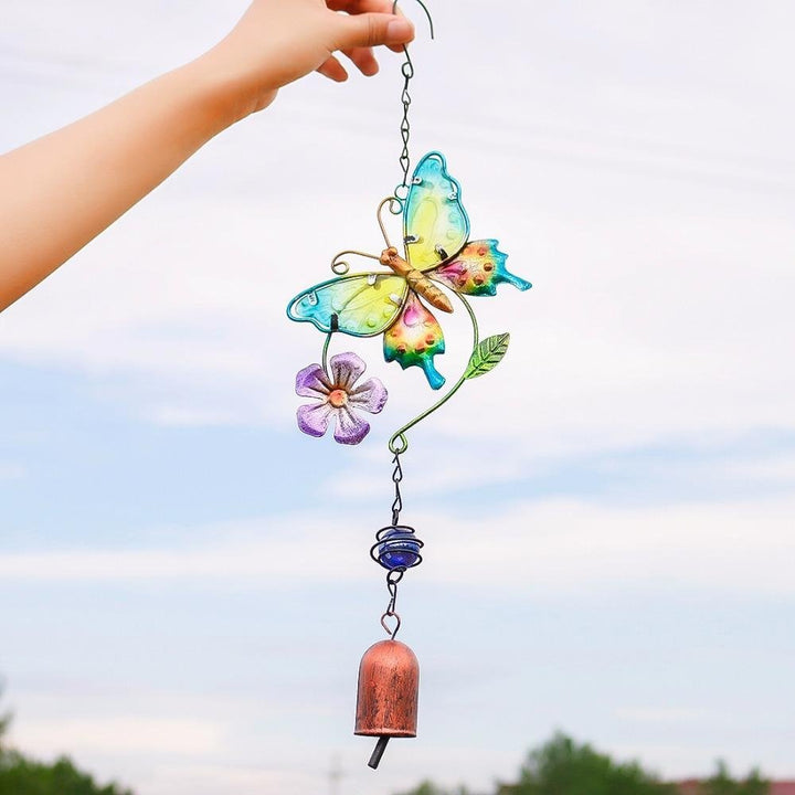 Schmetterling/Blume Windspiel - Dekoration - LAMIVA.de - Yoga Schmuck - Spiritualität